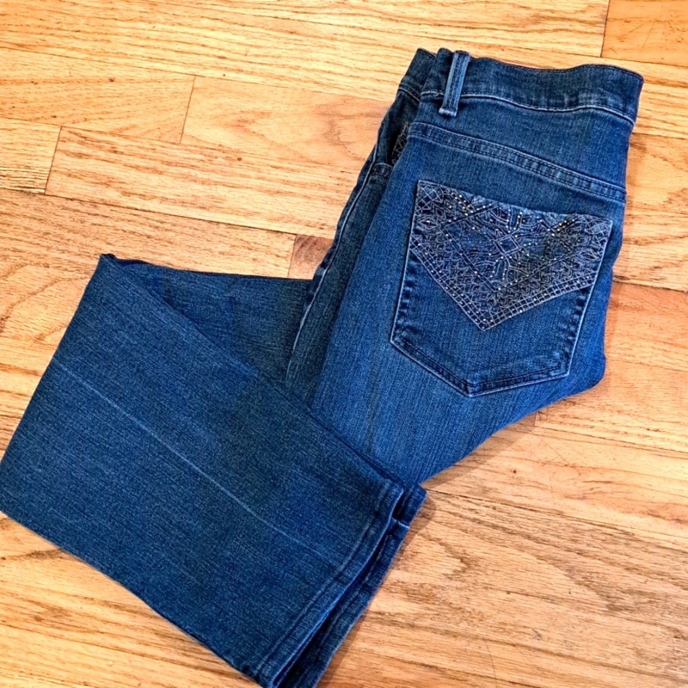 Gloria Vanderbilt JC Penny Jeans with Sequin, Sequin Jeans